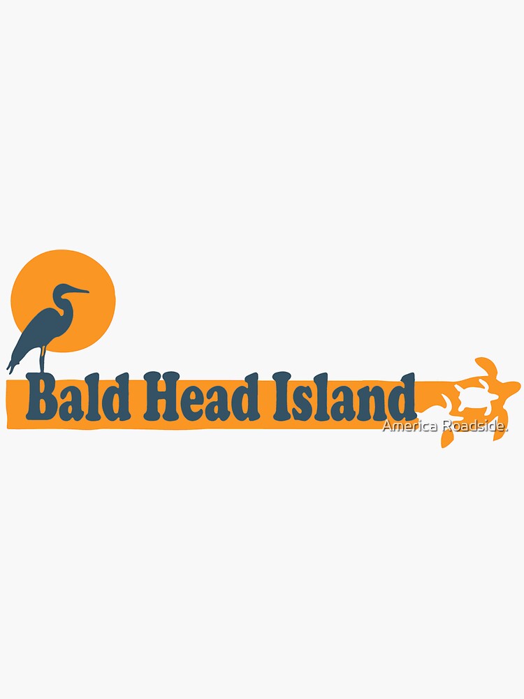 "Bald Head Island. " Sticker for Sale by ishore1 Redbubble