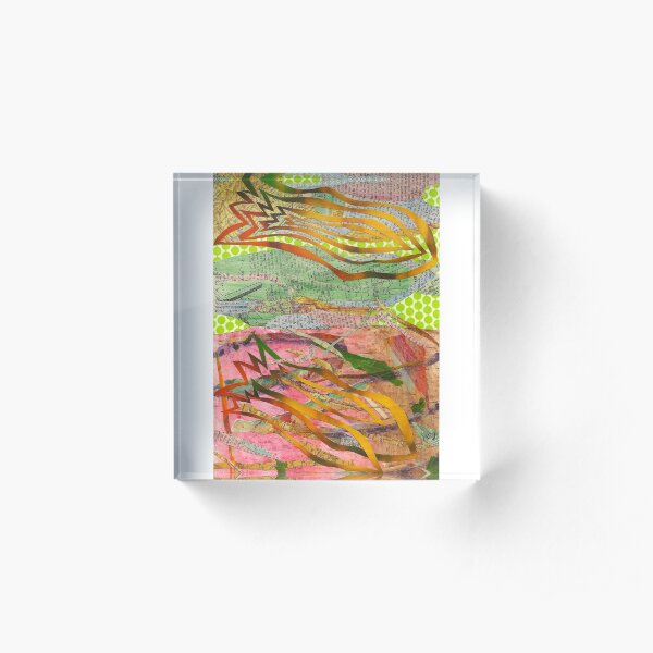 one fish, two fish, more fish Acrylic Block