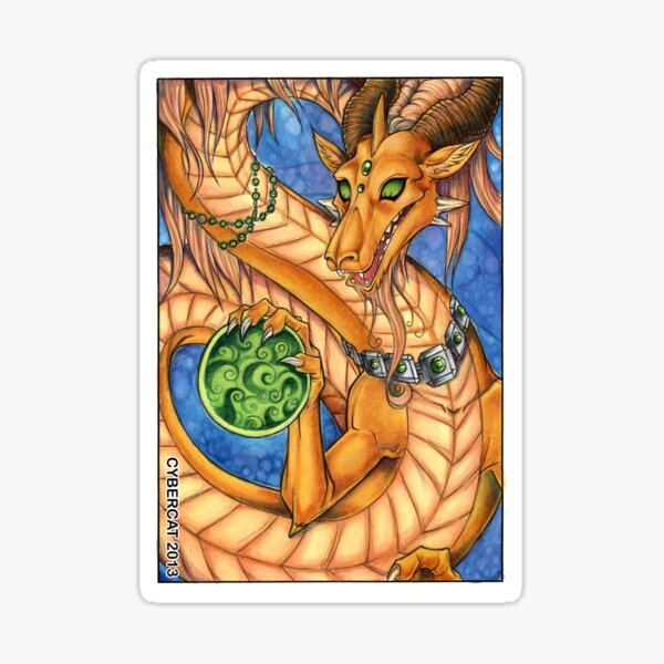 Oriental Dragon  Sticker