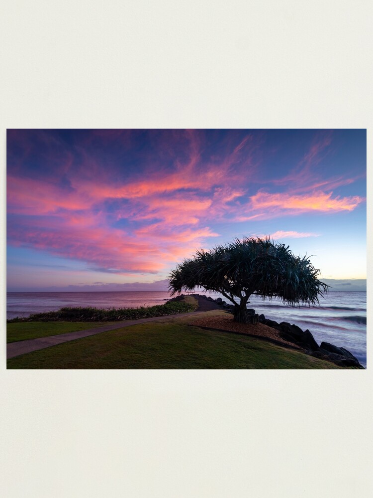 Thumbnail 2 of 3, Photographic Print, Bargara Beach Sunrise designed and sold by Adrian Alford Photography.