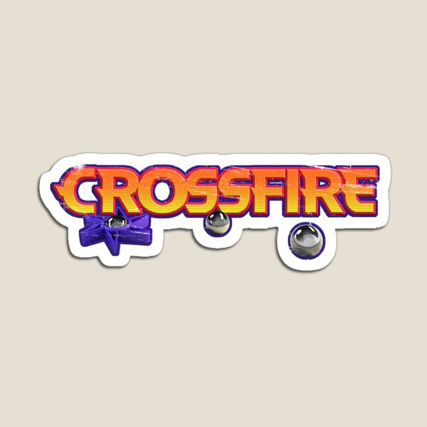 crossfire board game logo Magnet