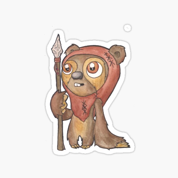 Vista previa del artículo con la obra «Wicket Sloth», diseñado y vendido por kpcomix.