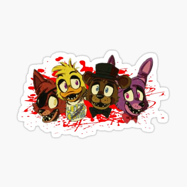 Five Nights at Freddy's 2 stickers  Boca para colorir, Fnaf, Five  nights at freddy's