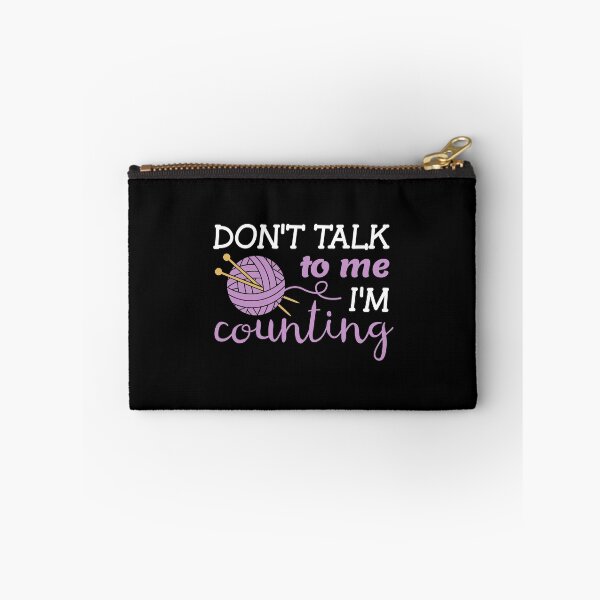 Item preview, Knitting product Gift Love to Knit Don't Talk Counting designed and sold by EstelleStar.