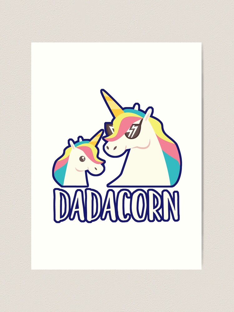 Cool Dadicorn Unicorn Dad Sunglasses Daddy Father Day Long Sleeve T-Shirt  T-Shirt