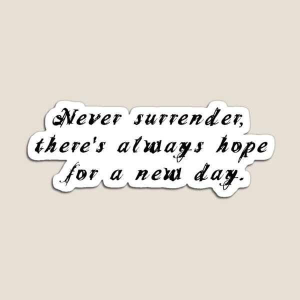 Item preview, Never surrender designed and sold by Starscoldnight.