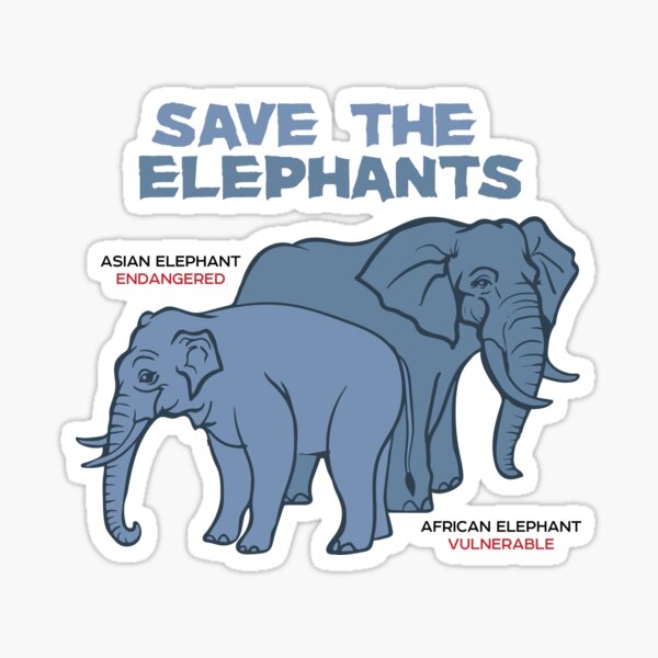 Item preview, Save the Elephants designed and sold by Peppermint Narwhal.