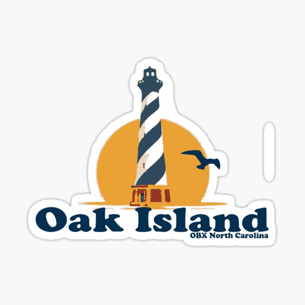 Item preview, Oak Island - North Carolina.  designed and sold by America Roadside..