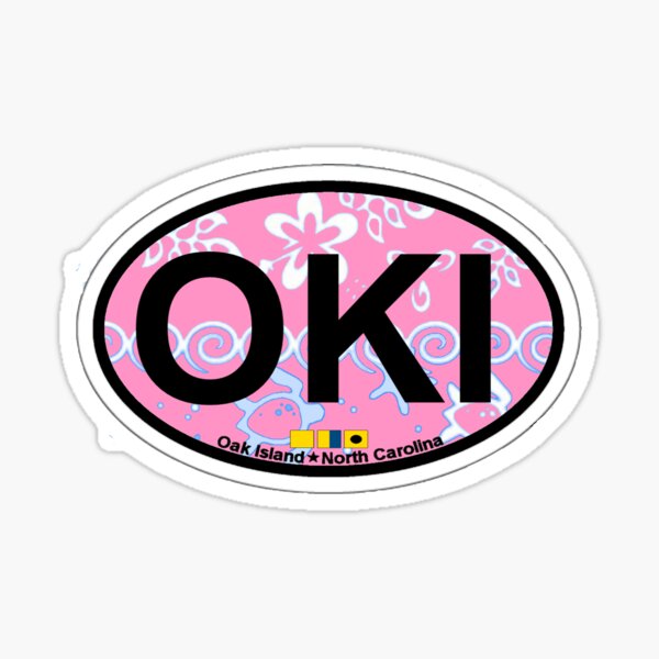 Oak Island. Sticker