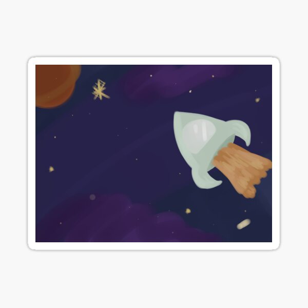 Item preview, Rocketship designed and sold by Alyce Dronfield.
