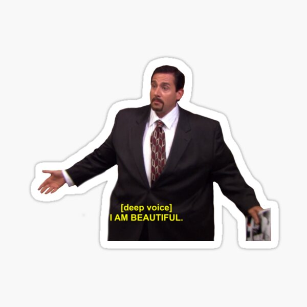 Michael Klump - I Am Beautiful Sticker