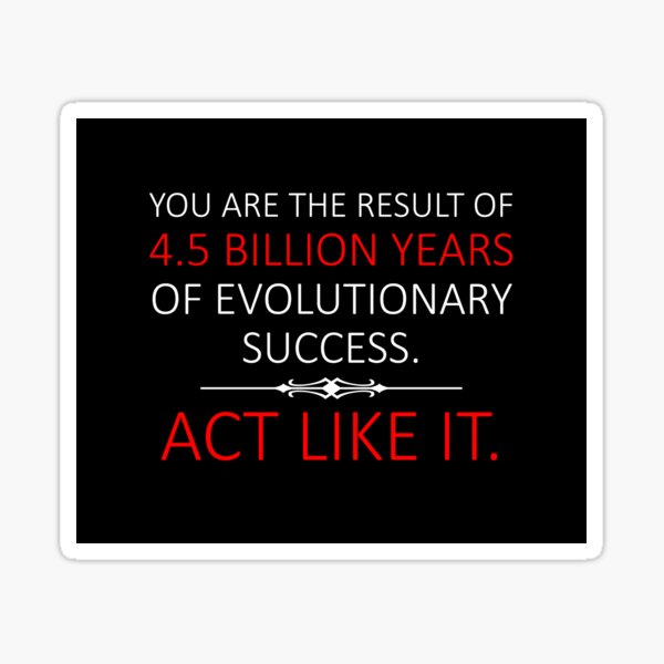 Act Like It. Sticker