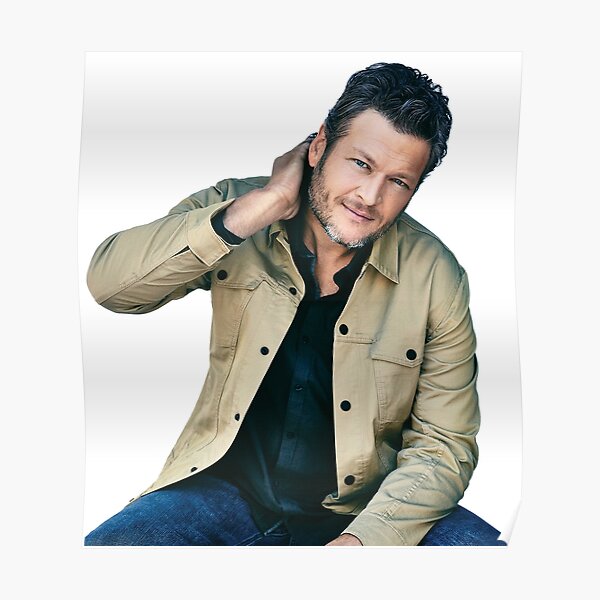 Blake maretduapuluh Shelton on Heartache, Falling Poster