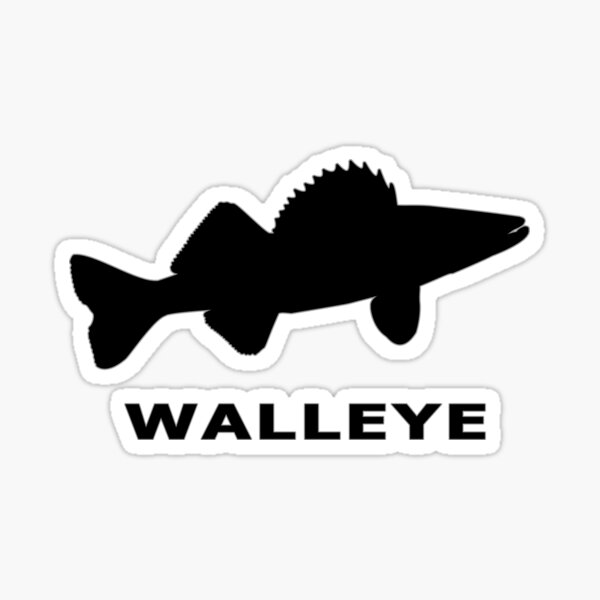 Download Boat Walleye Stickers | Redbubble