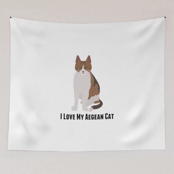 Item preview, I Love My Aegean Cat designed and sold by rodie9cooper6.