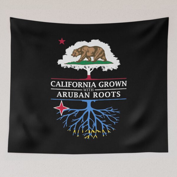 Item preview, California Grown with Aruban Roots designed and sold by ockshirts.