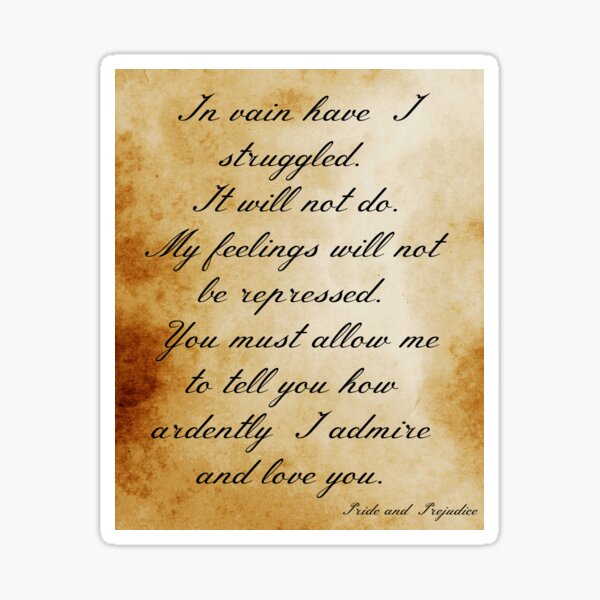 Mr Darcy Proposal Gifts & Merchandise Redbubble