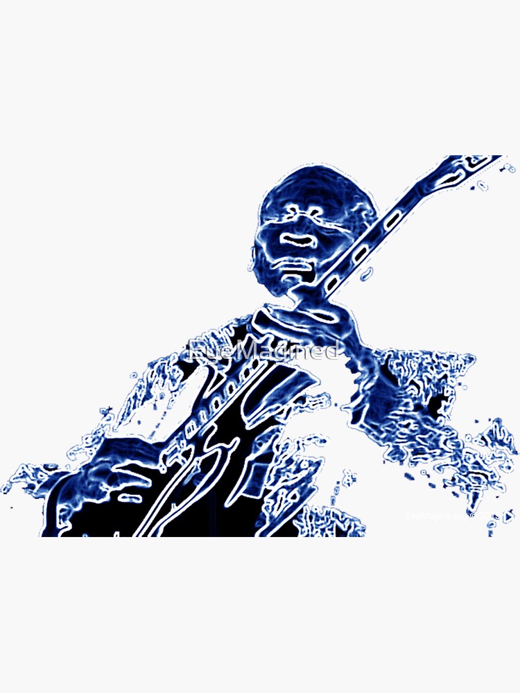 Abstract Blues King by EyeMagined