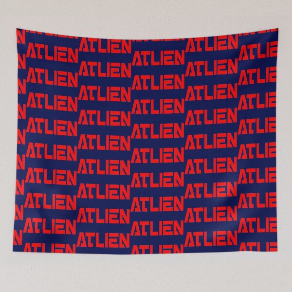 Item preview, Atlien Space Laser Text Navy/Red designed and sold by vma77.