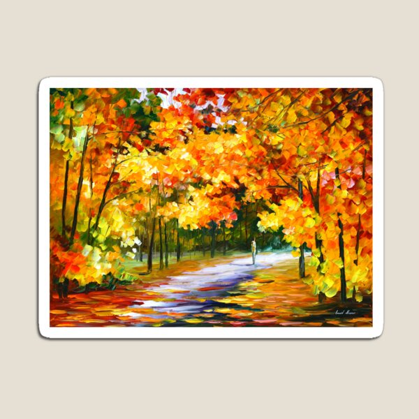 Aperçu de l'œuvre LE CHEMIN DES POUTRES DU SOLEIL - Leonid Afremov Landscape créée et vendue par Leonid Afremov.