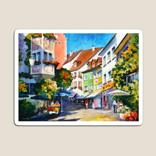 Aperçu de l'œuvre Allemagne ensoleillée - Leonid Afremov créée et vendue par Leonid Afremov.