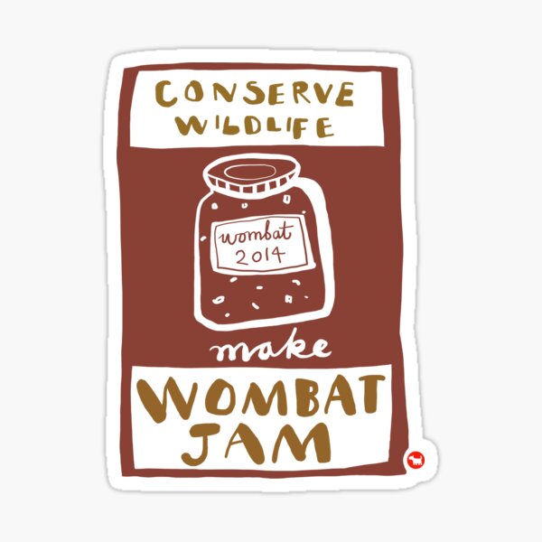 Wombat Jam Sticker