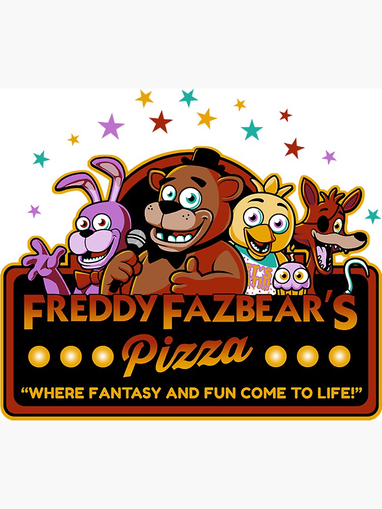Five Nights at Freddy's: Freddy Fazbear die-cut Sticker 