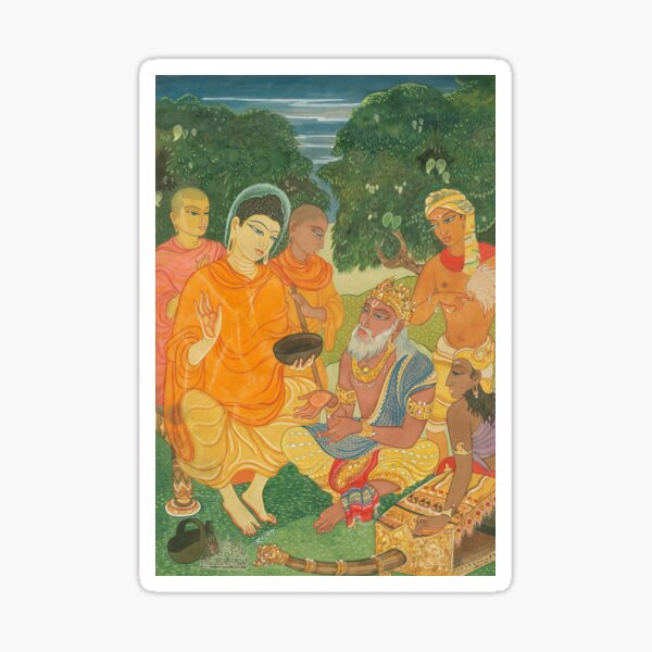 Item preview, Gautama Buddha Instructs a Wise King designed and sold by Swagavad-Gita.