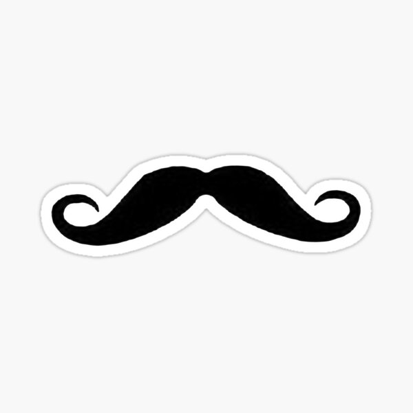Moustache Sticker