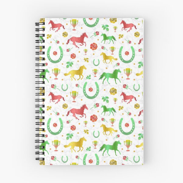 Item preview, Horse Racing Derby Day Party Colorful Spring Pattern designed and sold by emkayhess.