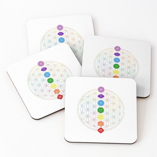Item preview, Flower of Life Seven Chakras designed and sold by Bluepress.