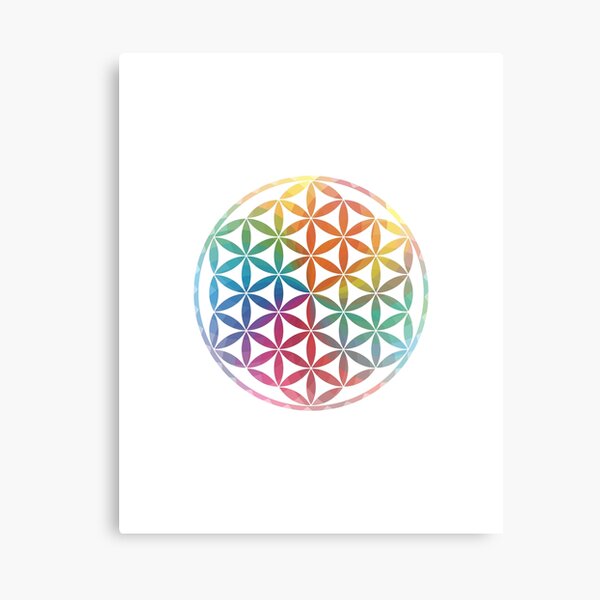 Item preview, Rainbow Sacred Geometry Flower of Life designed and sold by Bluepress.