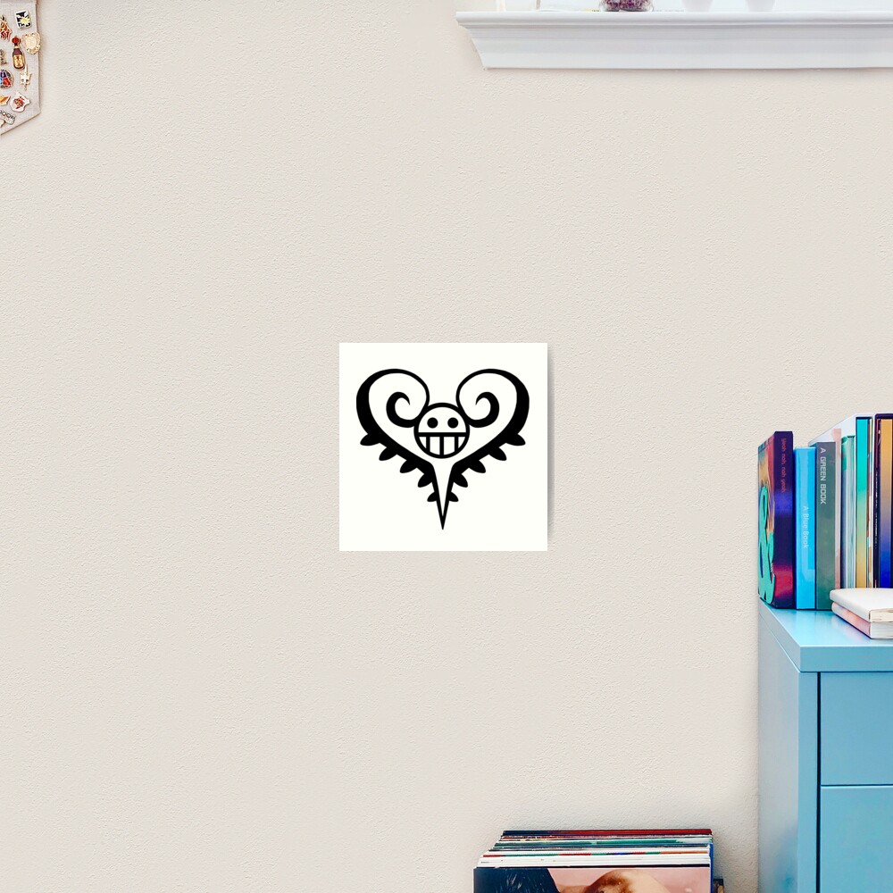Trafalgar Law Heart Tattoo Art Print