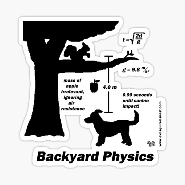 Backyard Physics Sticker