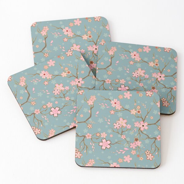 Item preview, Blue Sakura Spring Batik designed and sold by bloomejasmine.