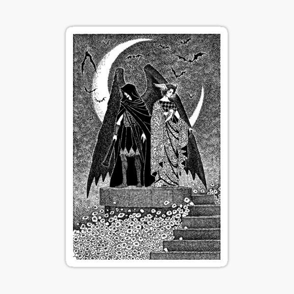 Thanatos and Hypnos Sticker