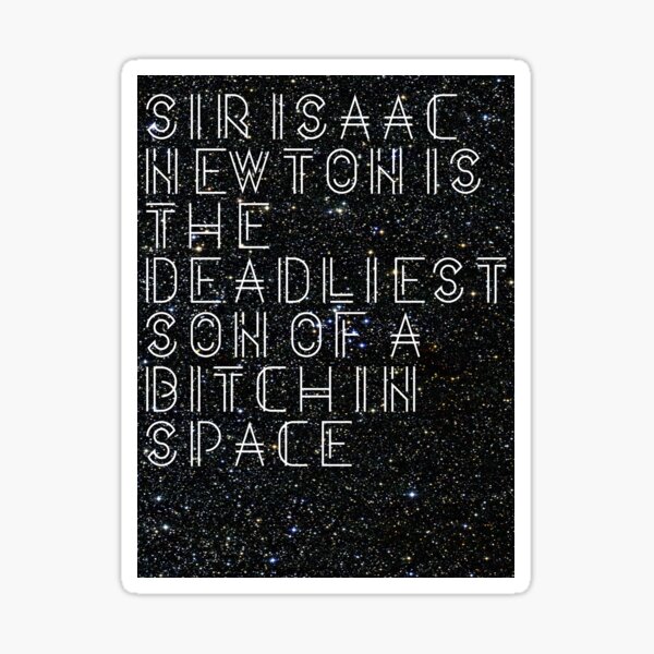 Vista previa del artículo con la obra «Sir Isaac», diseñado y vendido por GrouseChimp.
