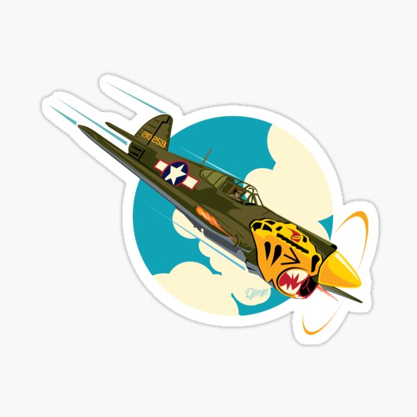 Item preview, Aleutian Flying Tigers P-40  designed and sold by Django1936.