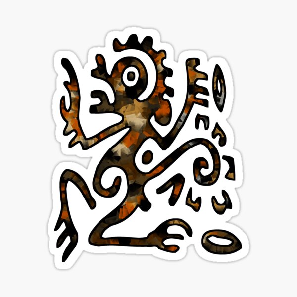 Tribal T Sticker