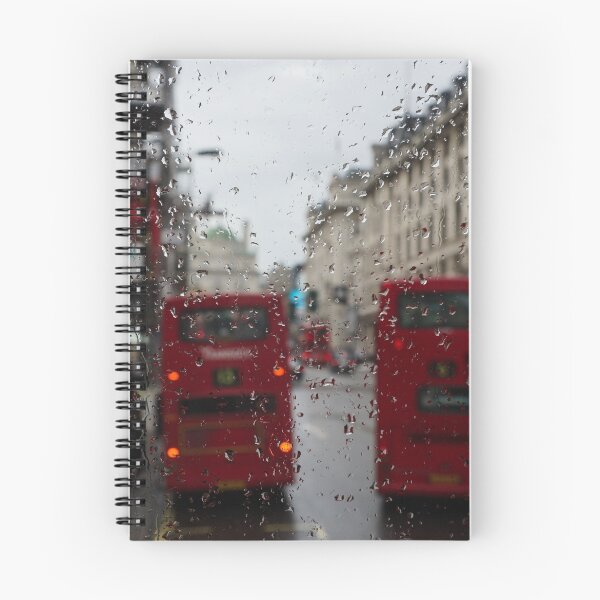 Item preview, London - It's Raining Again But Riding the Double-Decker Buses is Fun! designed and sold by Georgia Mizuleva.
