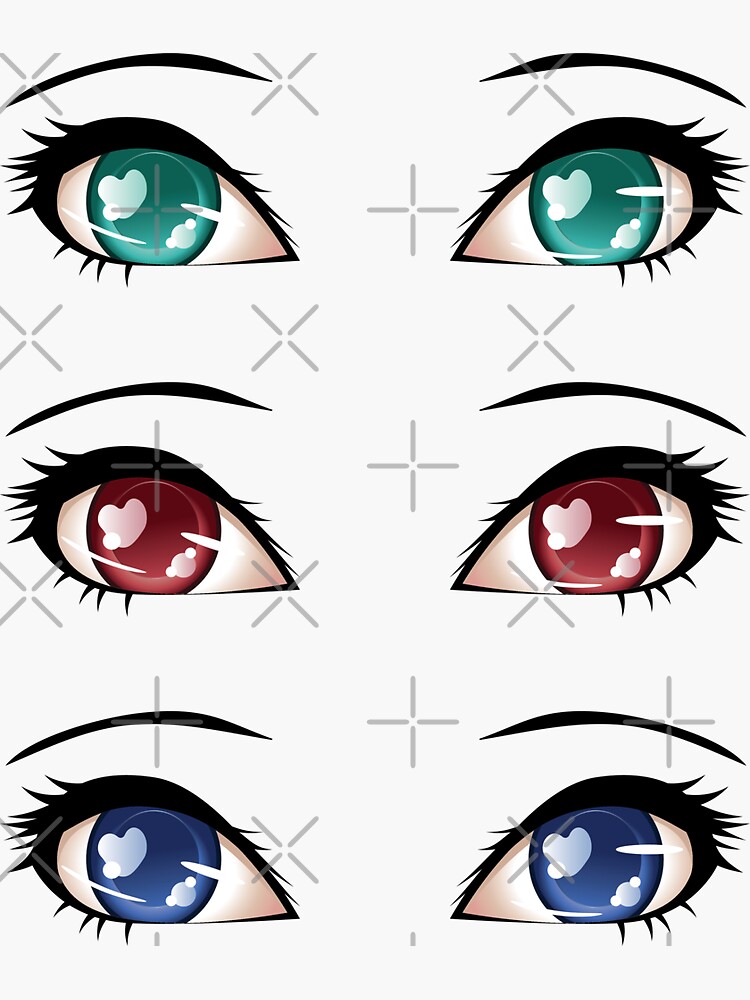 Fantasy eyes Sticker for Sale by AnnArtshock