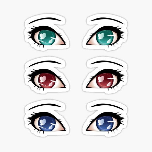 Fantasy eyes Sticker for Sale by AnnArtshock