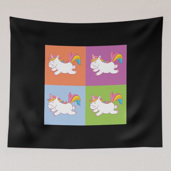 Item preview, Pop Art Shirt Unicorn Graphic Art Retro Gift Tee designed and sold by haselshirt.