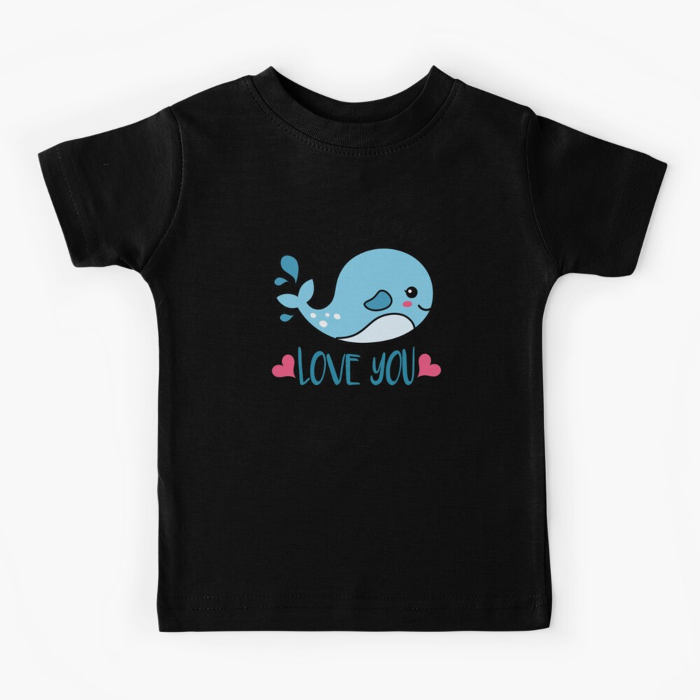 Jaja Loves Me Cute Whale Baby Bodysuit, Tshirt or Toddler Shirt