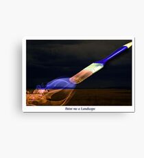 Paint me Landscape Canvas Print