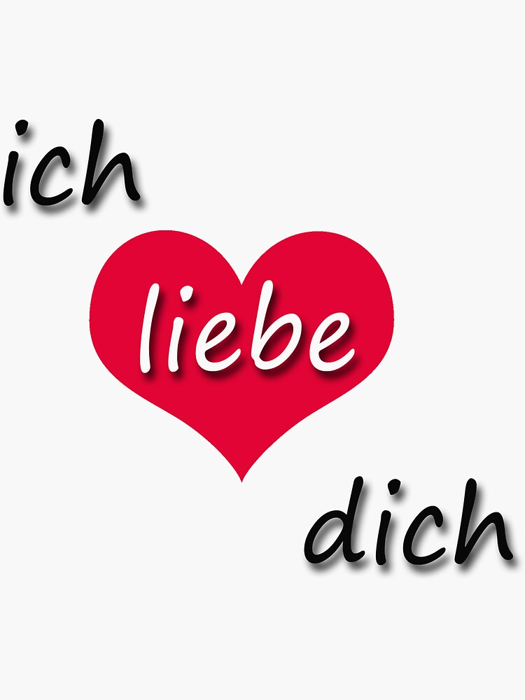 i love you in german