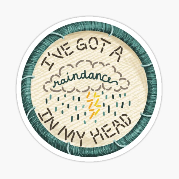Walk the Moon Up 2 U Embroidery Style Patch Sticker