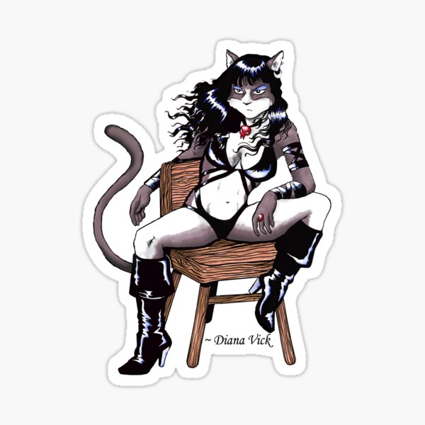 Bad Kitty Sticker