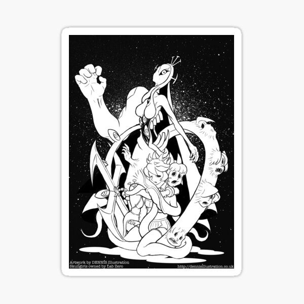 Skullgirls- Double Sticker