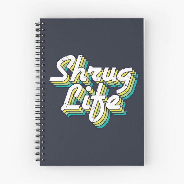 Item preview, Shrug Life - Retro (v1) designed and sold by BlueRockDesigns.